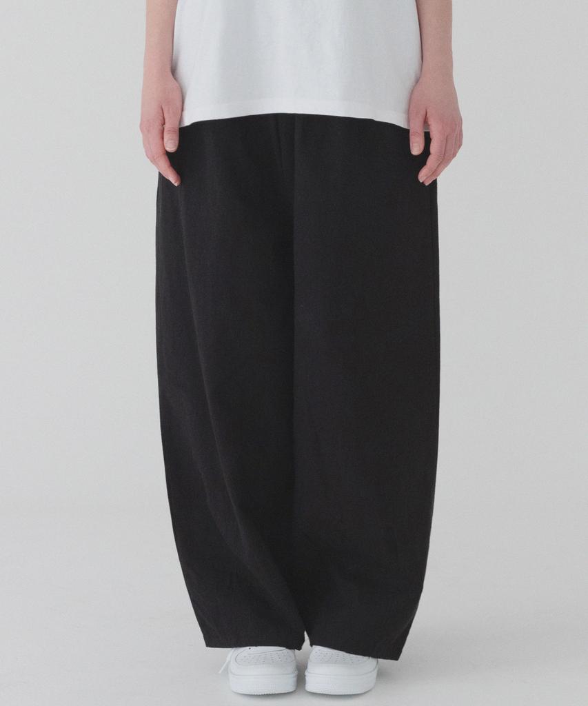 PIANER Comfortable Linen Balloon Pants (Black)
