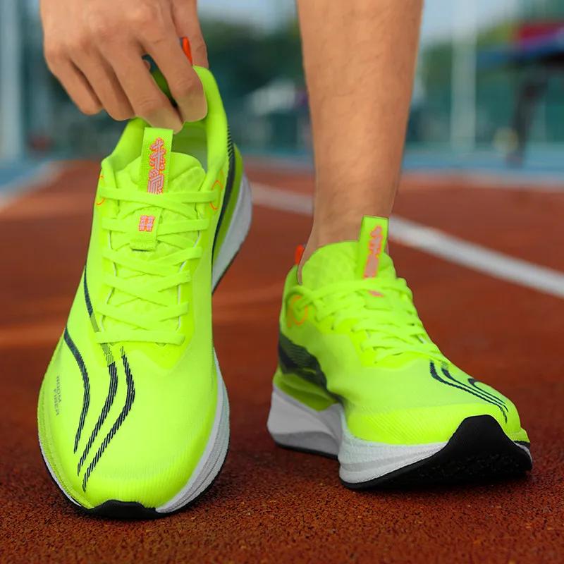 Men's shoes Marathon lightweight shock absorption professional running shoes summer 2025 new student sports shoes