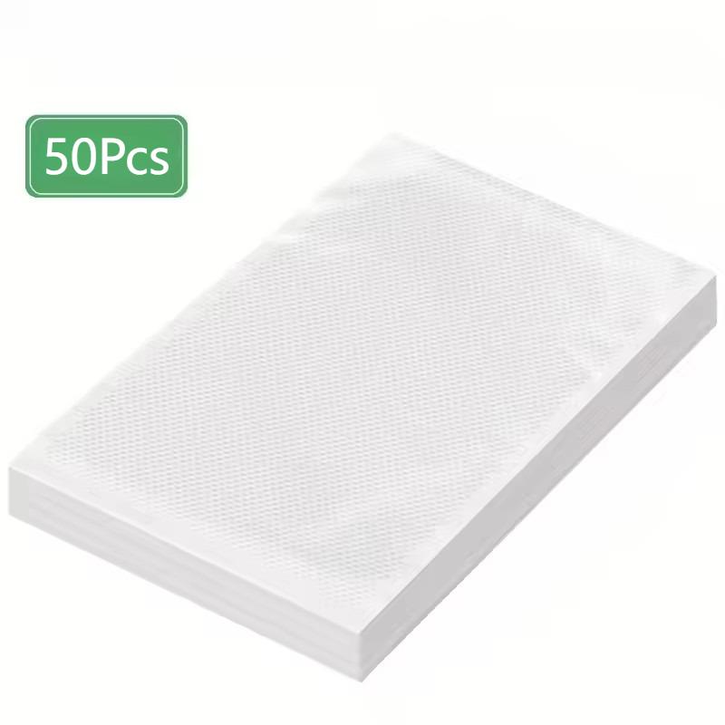 Домашний вакуумный упаковщик продуктов Домашний светодиодный индикатор Автоматическая система вакуумной запайки одним нажатием Инструмент для запайки продуктов Сухие и свежие Пакетный запайщик 50 bags