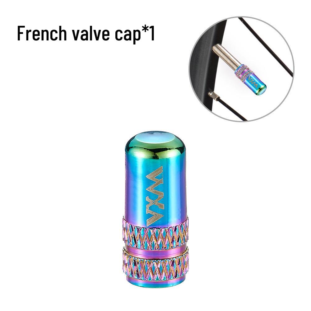 Aluminiowy stop Kapsel przeciwpyłowy na wentyl rowerowy i adapter konwertujący Presta na Schrader
