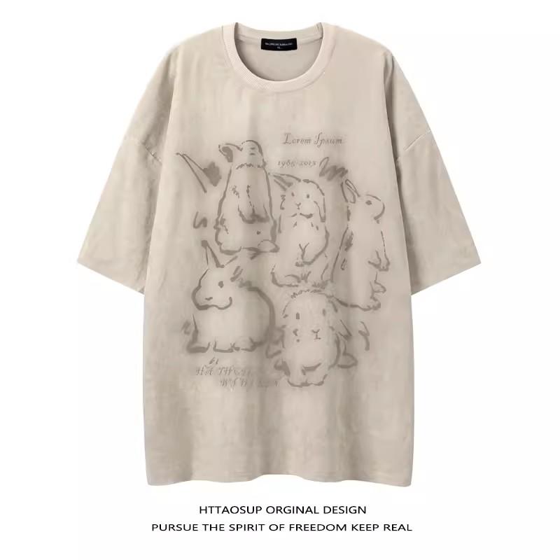 

Винтажные мужские футболки из тяжелой ткани большого размера, летние повседневные мужские футболки с короткими рукавами и круглым вырезом, выстиранные кислотой футболки, топы 3XL