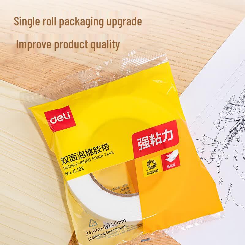 Deli High-Adhesion EVA Foam Double-Sided Tape