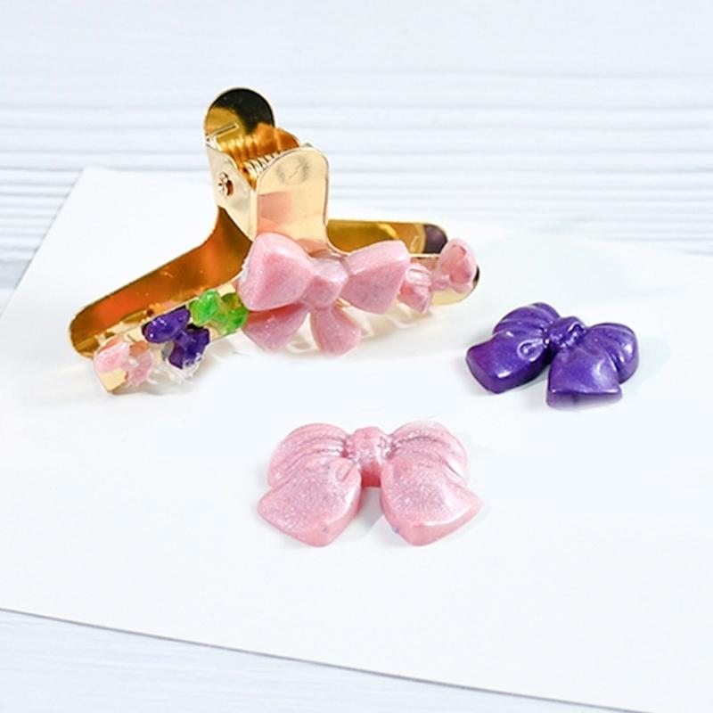 Flexible Silicone Mold for Creating Butterfly Hair Accessories Bracelet Key Chain Pendant Epoxy Mould Jewelry Supplies
