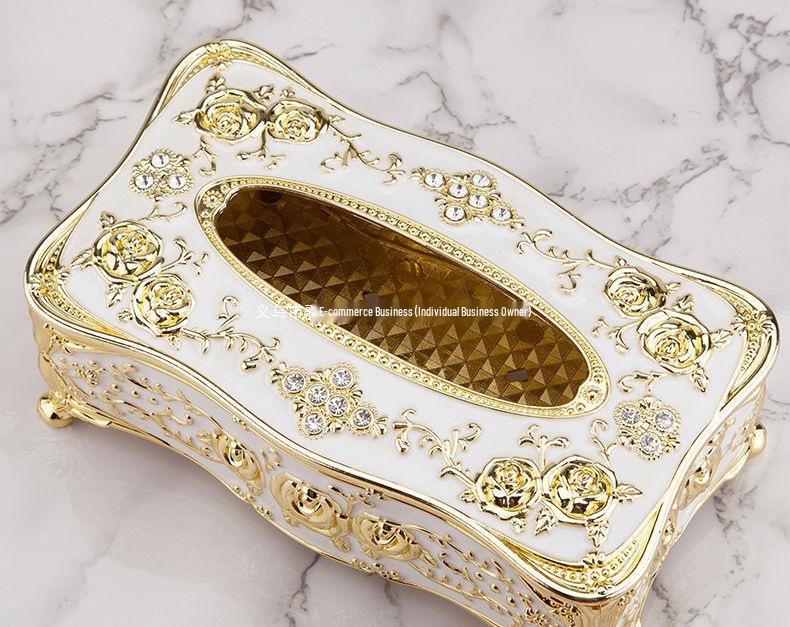 European-Style Creative Tissue Box for Home, Living Room, or Dining Table Decor