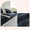 3D Plush Couch Cushion Winter Non Slip Soft Sofa Blanket Solid Color Thickened Anti Cat Scratch Sofa Mat Sofa Protective Cover