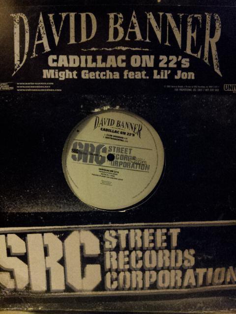

12inch Record DAVID BANNER - Cadillac On 22 s UNIR210311 Universal Recor 2003 US Rap & Hip-Hop/R&B Used