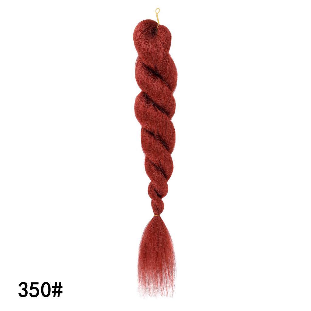 Buntes Ombre Jumbo Flecht Haar Niedrigtemperatur Flammhemmend Synthetisches Haar Großpackung Verwicklungsfrei Häkel Twist Zöpfe Haarverlängerungen