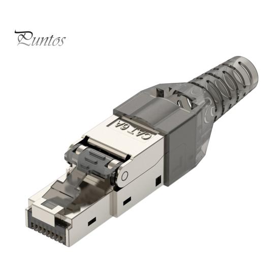 RJ45 Network Connector Universal Easy Assembly High Speed LAN Data Transfer Network Connector Head Accessories