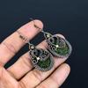 Moldavite Earrings, 999 Copper Wire Wrapped Gemstone Jewelry, Handmade  Earrings For Mother Day