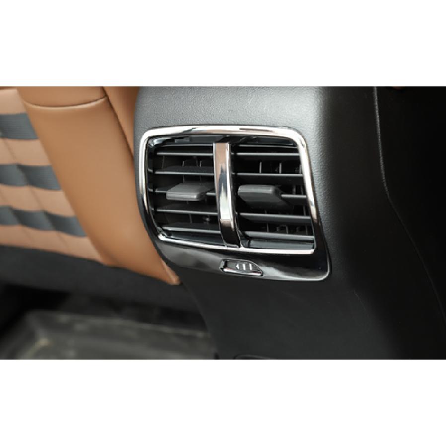 Rear Air Conditioner Vent Cover Decor For Ford Bronco Sport -2025 Chrome