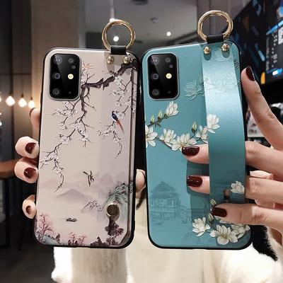 Hülle für Samsung Galaxy S8 S9 S10 S20 FE plus A51 A10 A20 21s 30s A40 A50 A70 A71 Note 20 plus Handyhalter Handschlaufe Hülle
