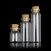 10ML Small Transparent Glass Vials with Cork for Samples and Wishing Bottles