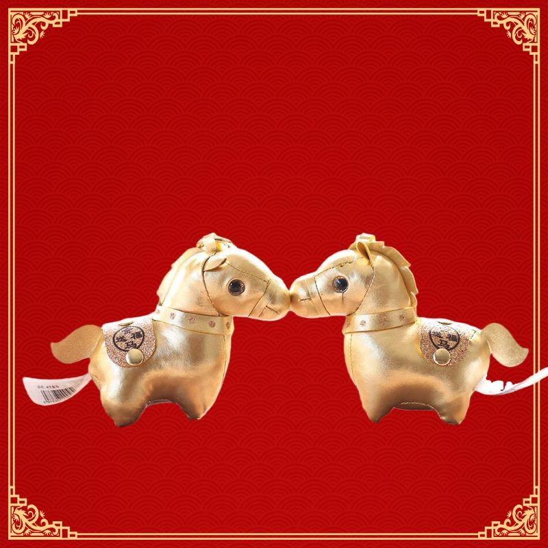 Милый Плюшевый Пони Брелок Знак Зодиака Лошадь Подвеска Декоративные Аксессуары для Рюкзака Талисман Нового Года Подарок ONESIZE