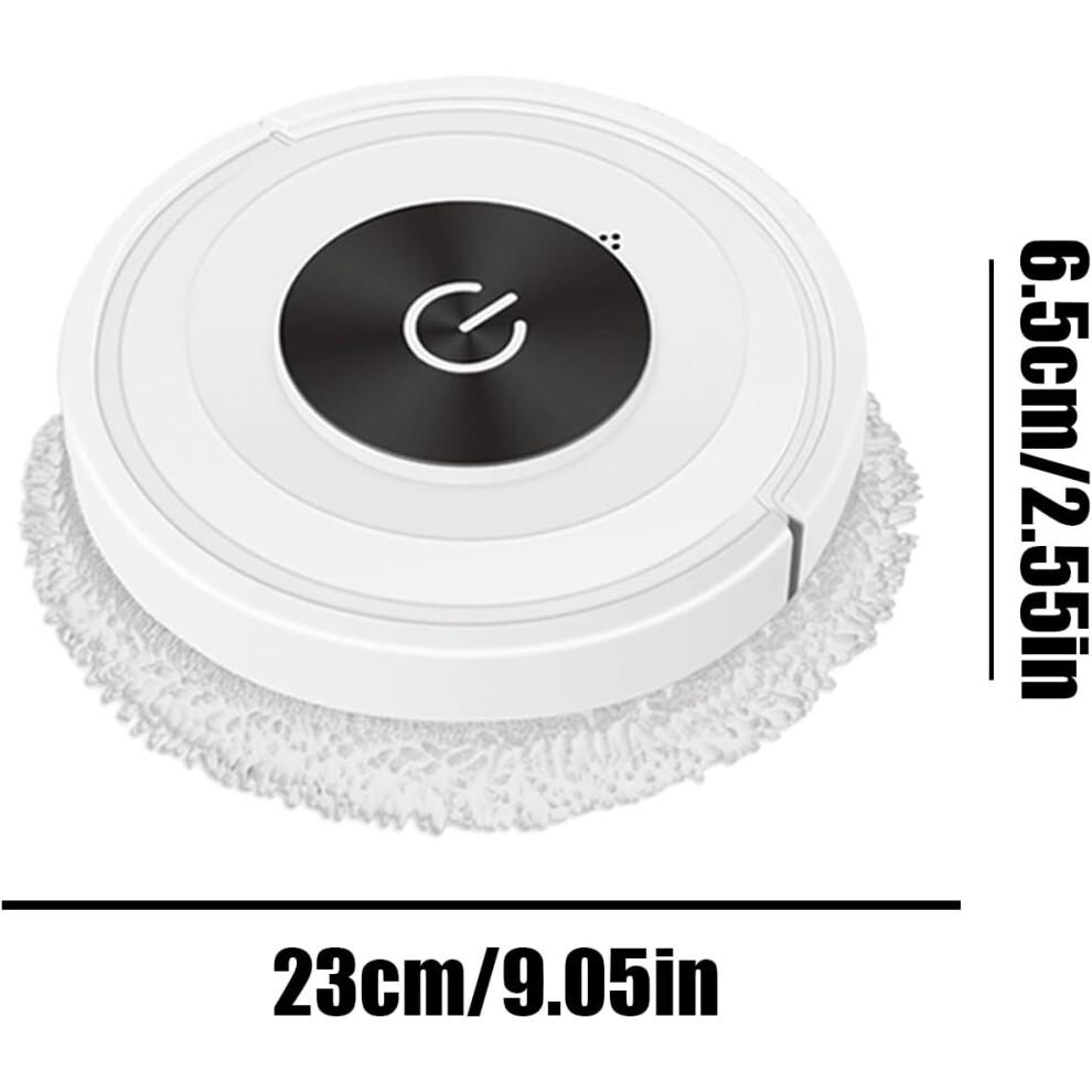 Robot Vacuum and Mop Combo 2 In 1 with Smart Navigation for Pet Hair Carpet and Small Spaces White