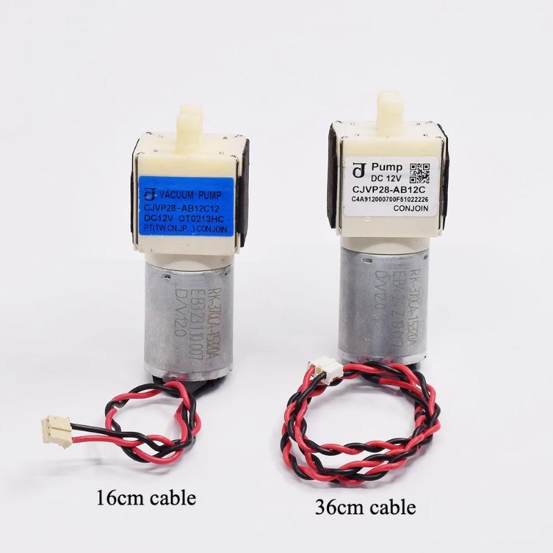 Micro 370 Membran-Vakuum-Luftpumpe DC12V Hoher Druck 6,2L/Min Mikro-Vakuumpumpe für Roboterstaubsauger Kleine Geräte