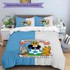 Coven-try Football Club Crest Printed Pattern Duvet Cover Set – Includes 1 Duvet Cover and 2 Matching Pillowcases Bedroom Decor Christmas Gifts