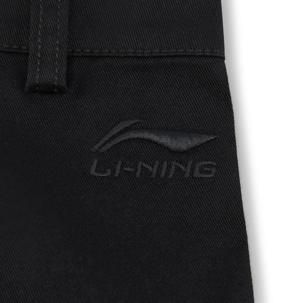 Li Ning Sports Lifestyle Series Logo Embroidered Casual Shorts Men shorts AKSW481-1