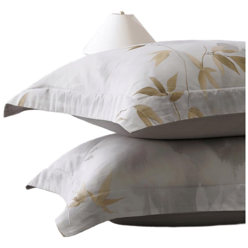 Beilesi 60-Count 100% Long-Staple Cotton Pillowcase Pair 48cm×74cm