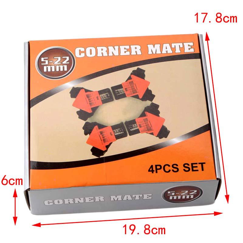 4-Piece 90° Right Angle Woodworking Frame Clamps