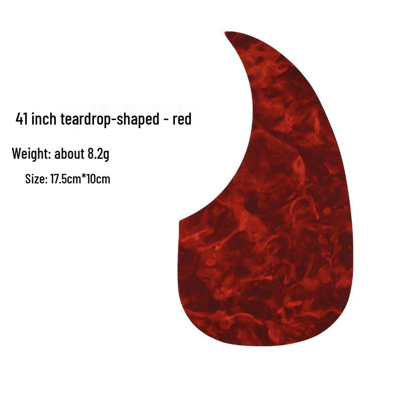 Naklejka panelowa pickguardu gitary chroniąca przed zarysowaniami dla gitar 38-41 calowych - Ochrona strun