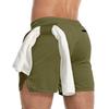 Heren Sportshorts met Trekkoord Tailleband Lichtgewicht Sneldrogende Stof Mesh Zijsplits Zoom Ritszakken voor Training Hardlopen Sportschool Workout