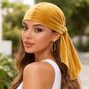 Long Tail Durags Caps Velvet Head Wrap New Bandana Beanie  Unisex