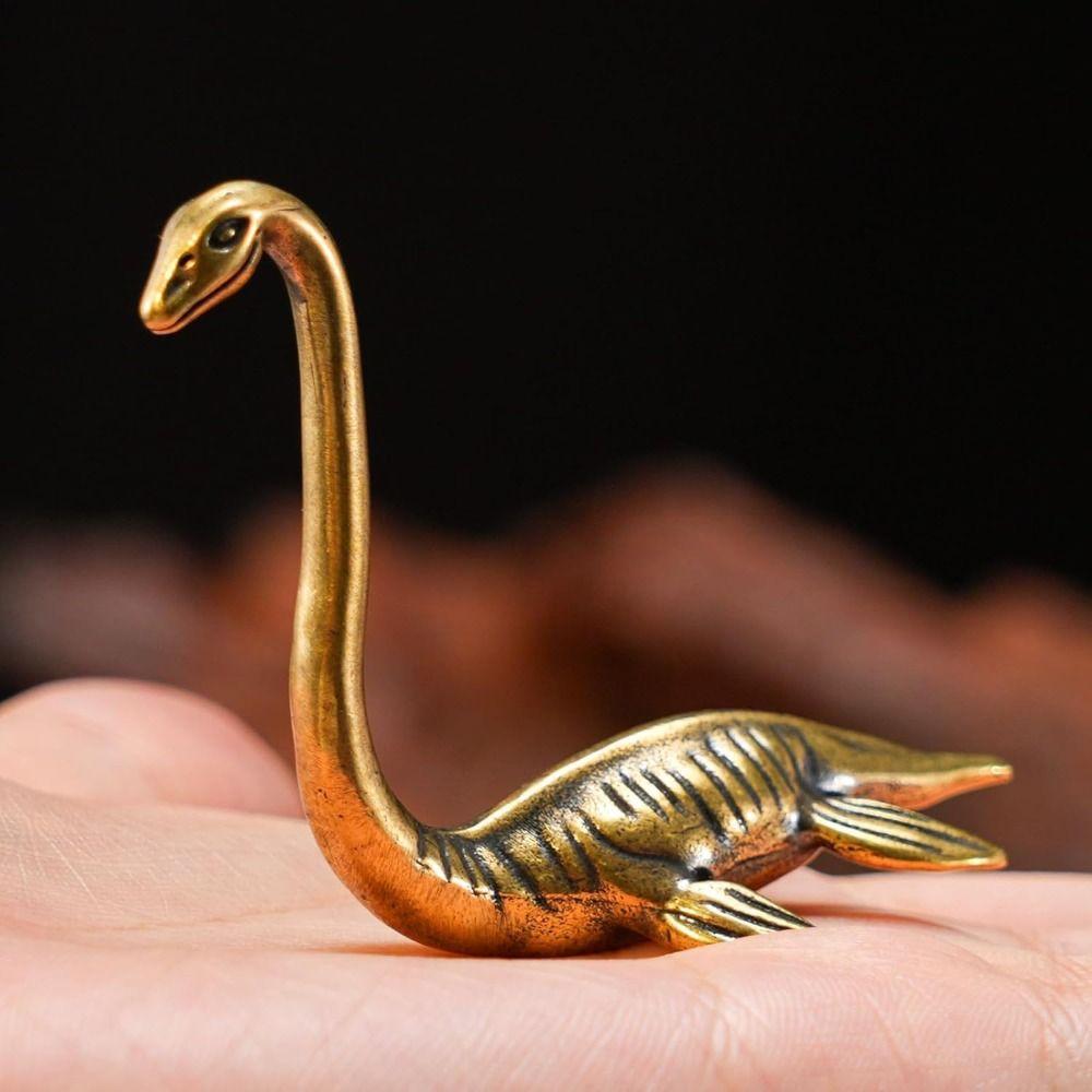 Collectible Loch Ness Monster Figurines Vintage Animal Sculpture Brass Figurines  Home Decor