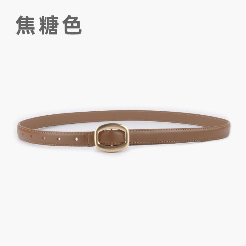 Women'S Leather Women'S Belt Simple Casual Pants Jeans Decoration Women'S Bf Style