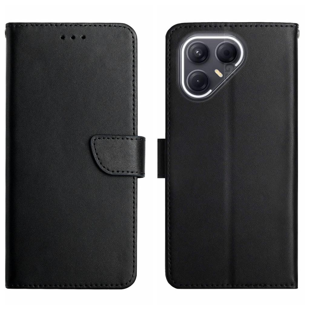 For TECNO Pova 7 5G Case Genuine Cow Leather Phone Cover Nappa Texture