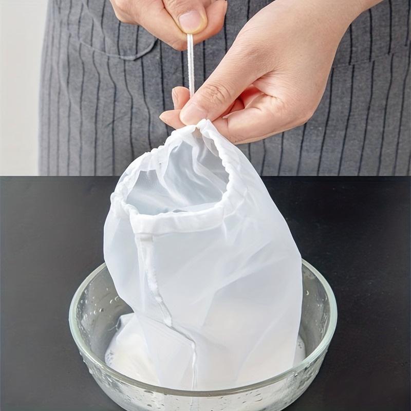 Ultra-Fine Mesh Filter Bag for Soy Milk, Juice, Coffee, Wine, and Food Residue