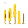 Corej Yellow Fish Plastic Expansion Anchor Set with Zinc Screws