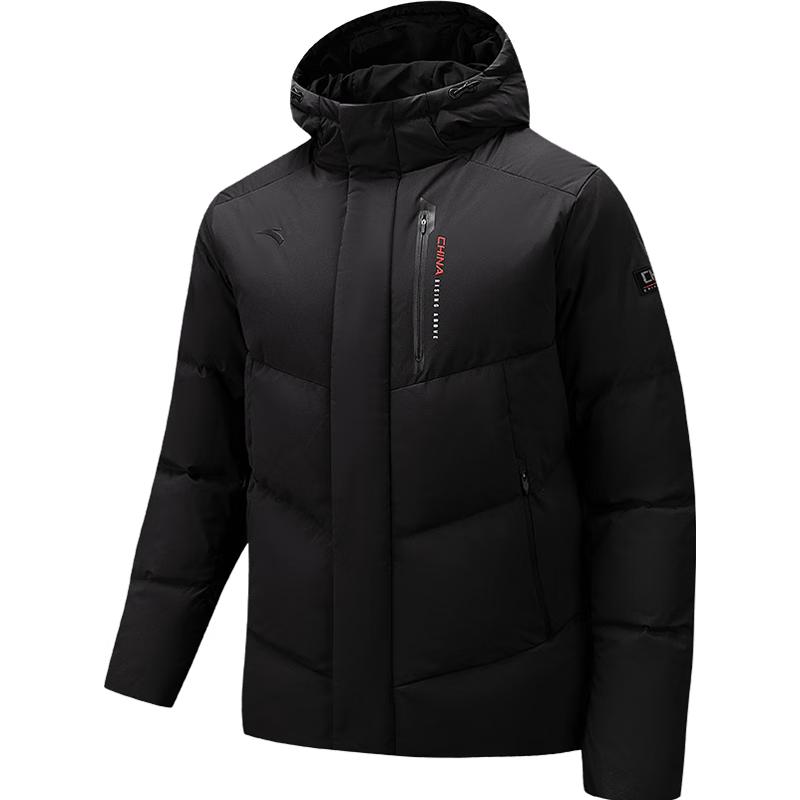 Мужская короткая пуховая куртка с капюшоном ANTA Lin Xiaojun Six-Degree Core Ice Armor 3XL