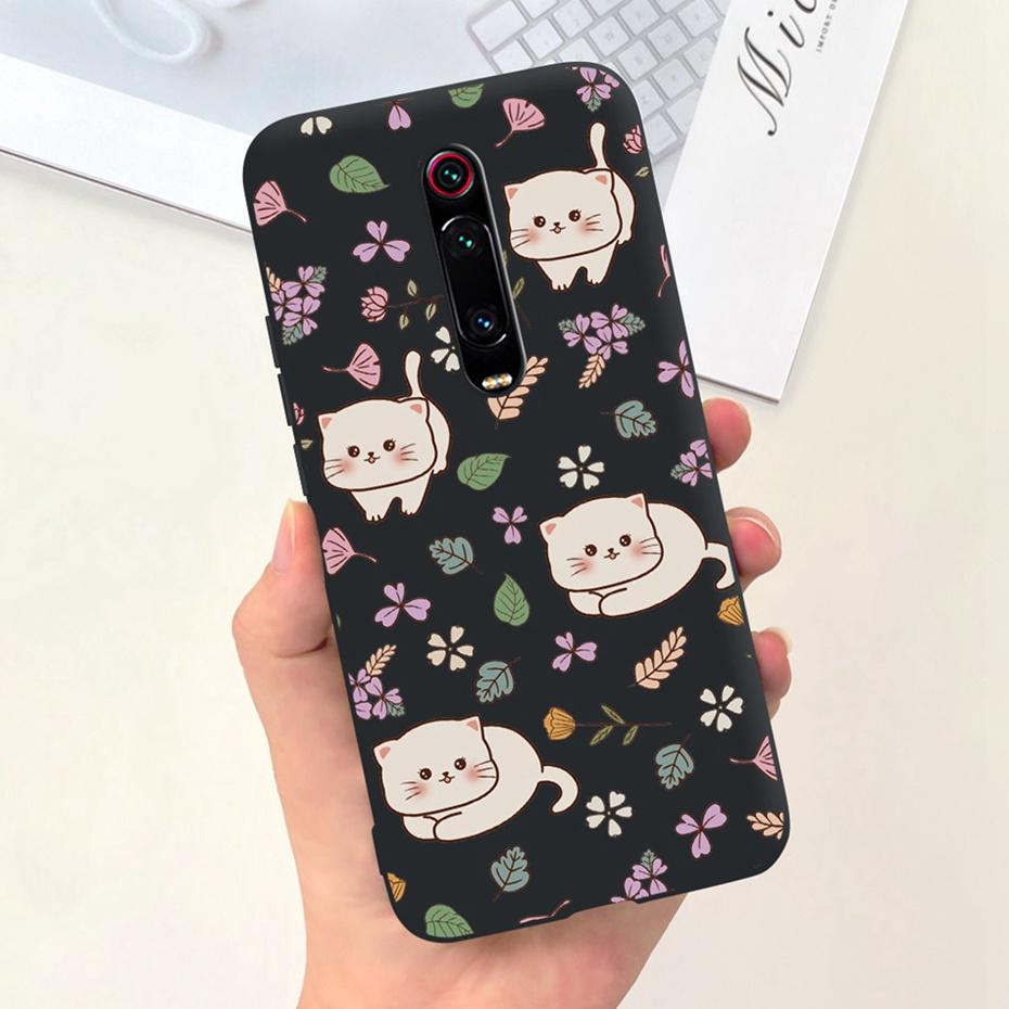 Kreslený obal pro Xiaomi Mi 9T Pro Mi9T Roztomilý barevný měkký silikonový zadní kryt pro Xiaomi Mi 9T 9 T 9TPro Pouzdra na telefon