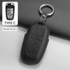 Car Key Case Cover for Ford Ranger Wildtrak Focus C-Max Galaxy Mondeo Explorer Edge EcoSport for Mustang Car Key Case Shell Fob