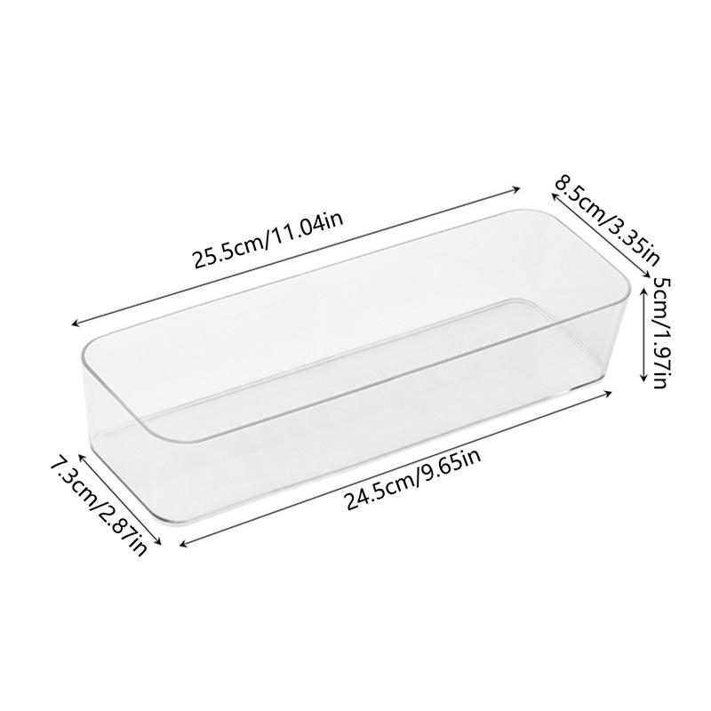 1 Stück Schreibtisch Schubladen Organizer Aufbewahrungsbox für Schreibwaren Kunststoff Make-up Aufbewahrung Transparente Aufbewahrungsbox