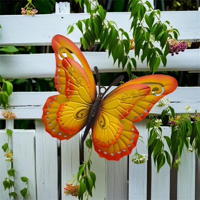 3D Double-Layer Hollow Butterfly Outdoor Decor (4-Pack)