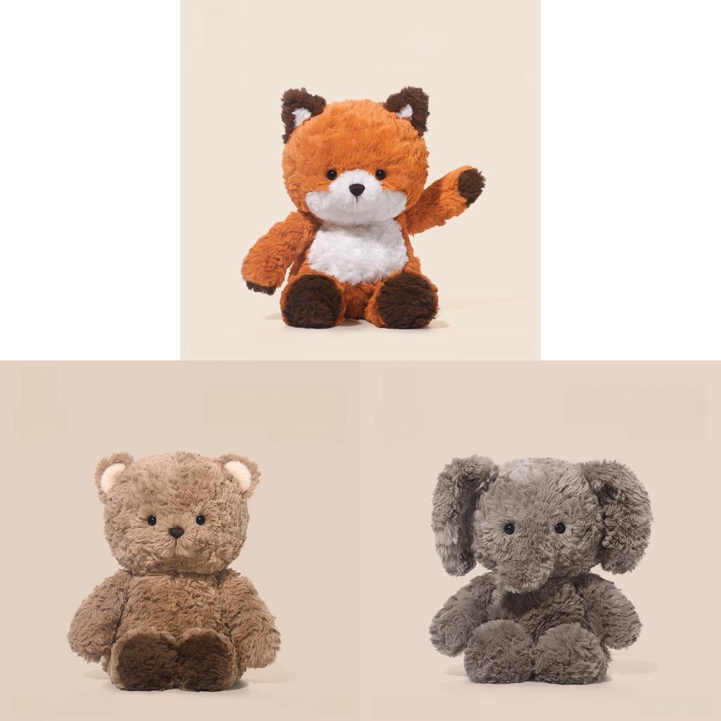 Elephant Plush Toy With Pp Cotton Filling Soft Cuddle Pillow For Kids Gift