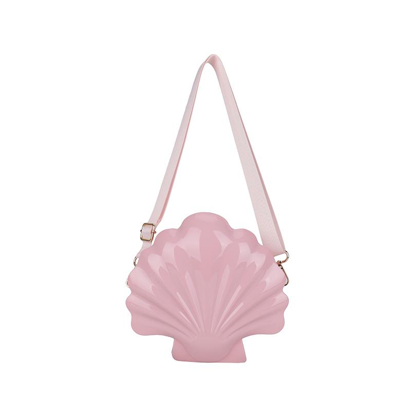 Summer Essential Colorful Solid PVC Shell Sweet Shoulder Bags for Women 2026 Hot Sale Exquisite Fresh Personality Crossbody Bags