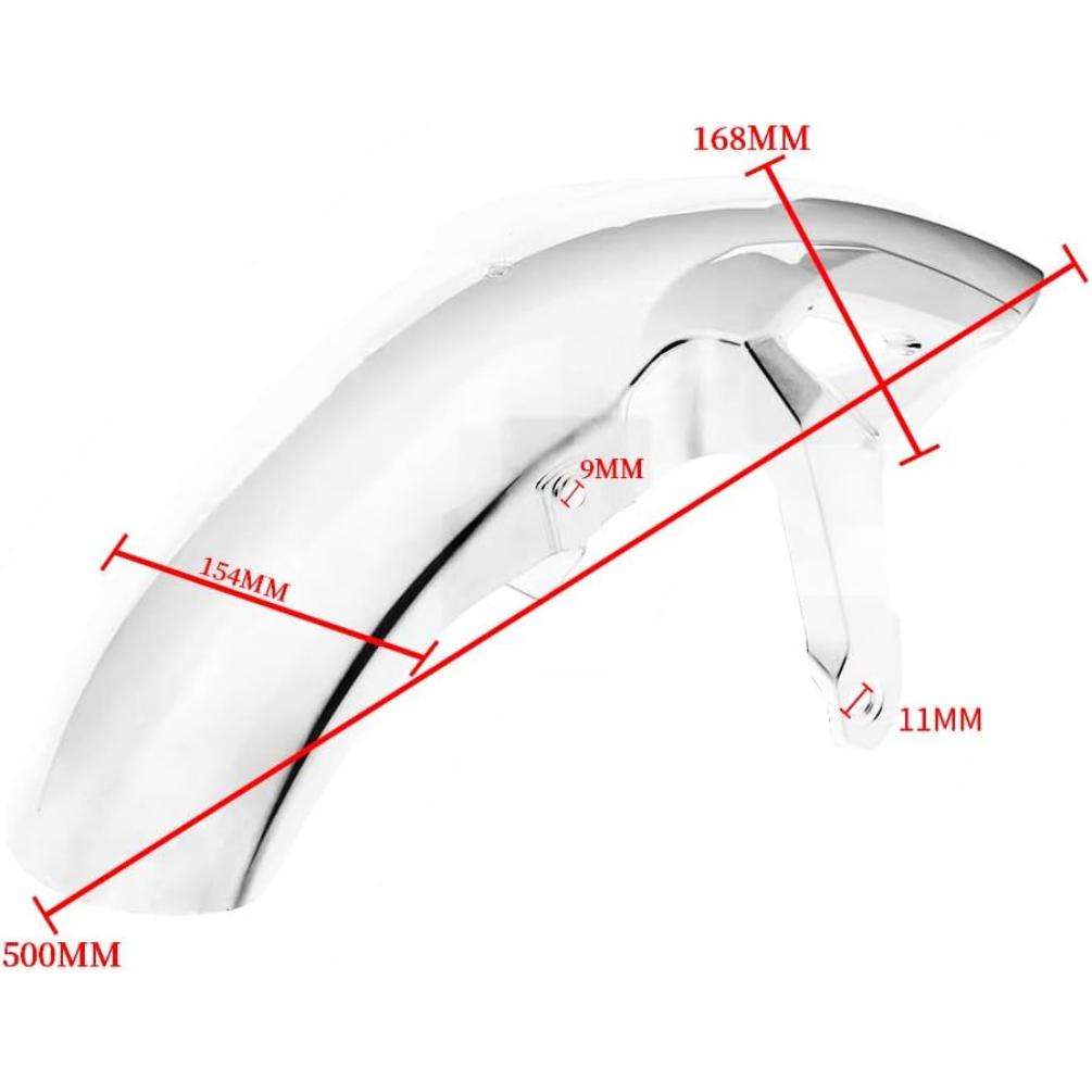 Z650 Ninja650 Front Fender Mudguard Tire Hugger Splash Guard For Kawasaki Ninja 650 2017-2025 Motorcycle Wheel Cover Accessories