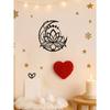 Metal Moon Lotus Wall Art Christmas Halloween Home Gift Decor