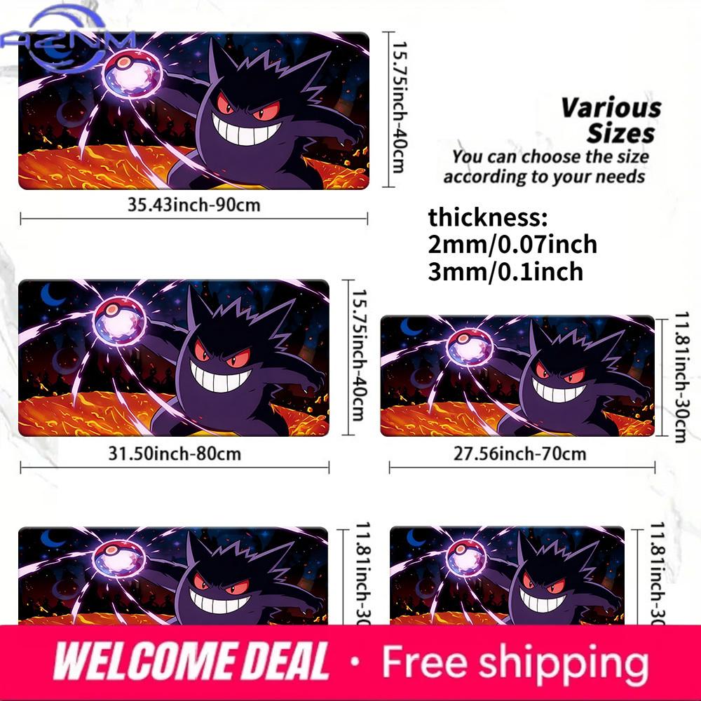Gengar TCG Playmat NonSlip Washable Card Mat 300x800x2mm