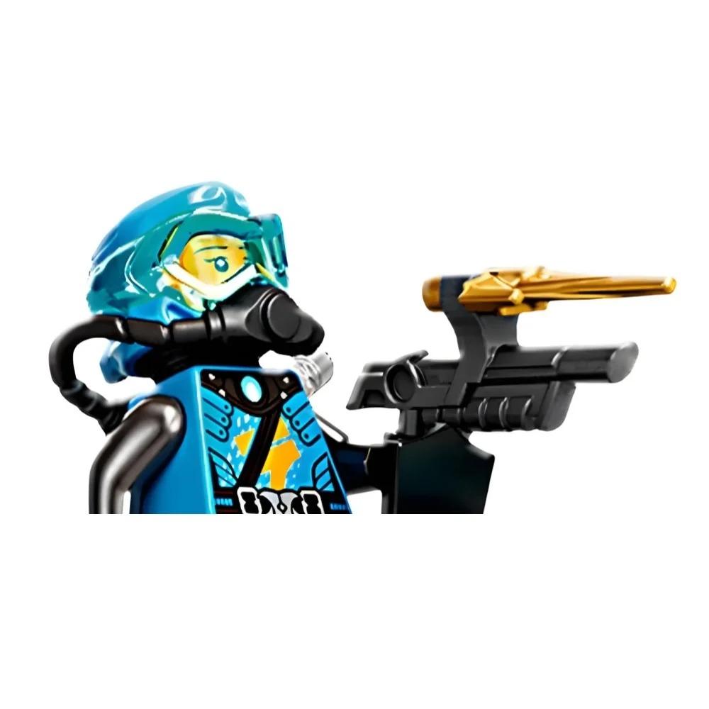 8cm Ninja Set Building Blocks Woodfire Dragons Forbidden Five Mini Action Figure Toys