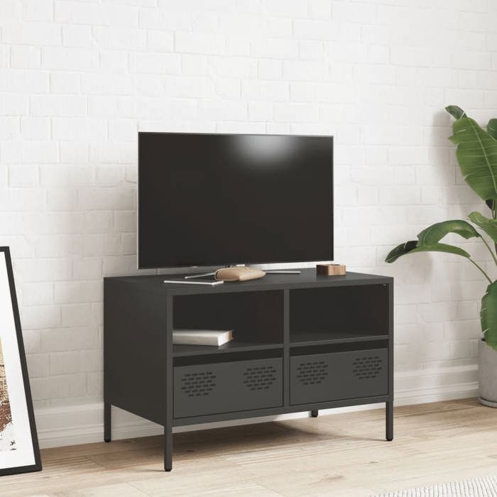 VidaXL TV Cabinet Black 68x39x43.5 Cm Cold-rolled Steel 851316