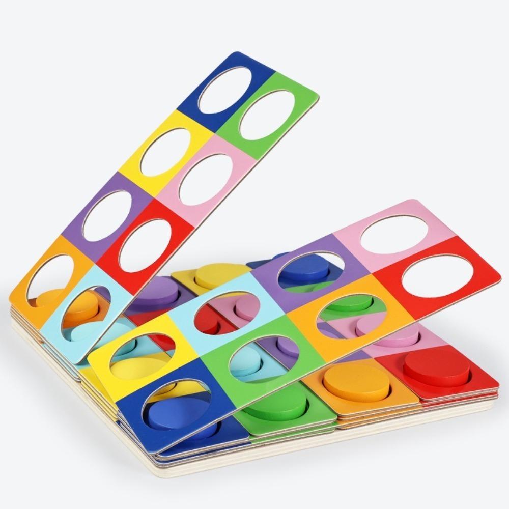 

High-Quality Sustainable Wood Matching Logic Game Preschoolers or Toddlers