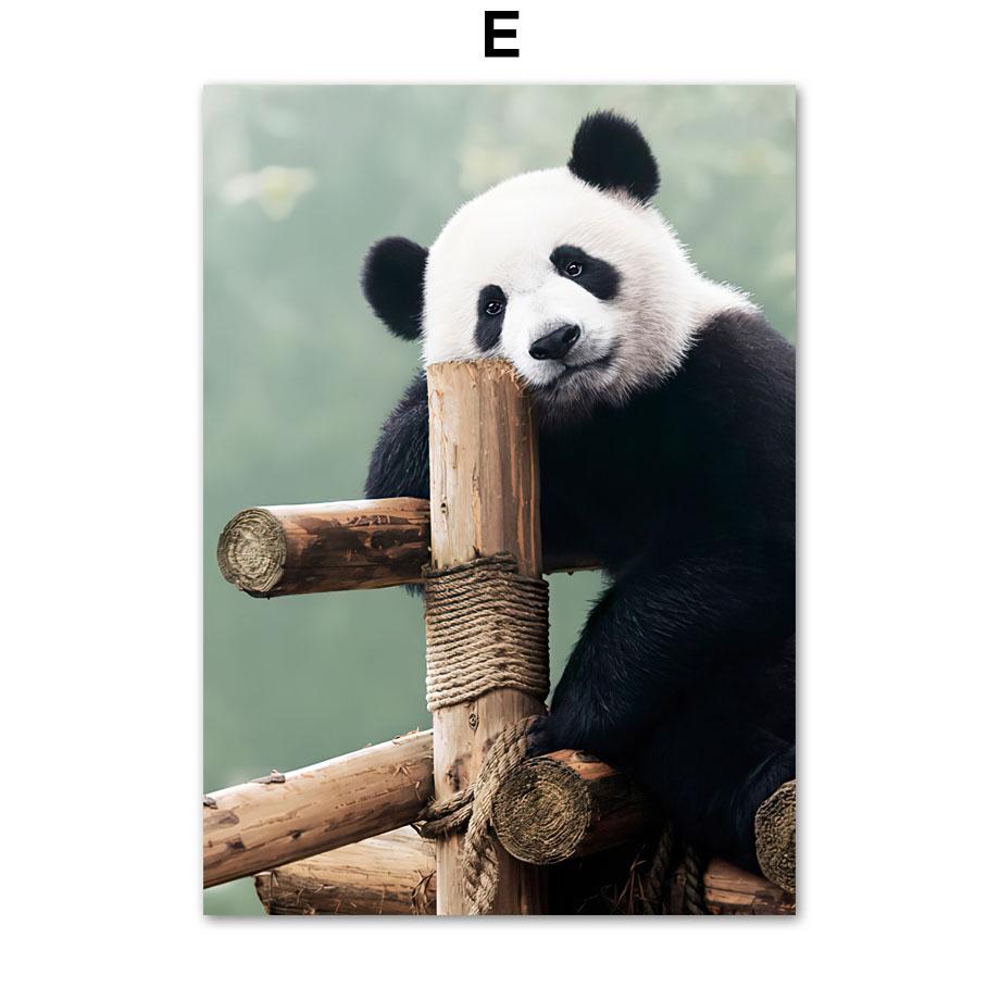 

Пальмовый лес, джунгли, леопард, слон, панда, мост, скандинавский постер, настенный художественный принт, холст, картина, настенная картина для декора гостиной 30X40 cm No Framed