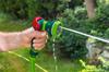8-function pistol sprinkler with smooth stream regulation