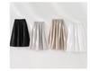Elastic Waist Tulip Hem Skirt - Women's 2026 Spring French Hepburn Style Mid-Length Little Black Skirt