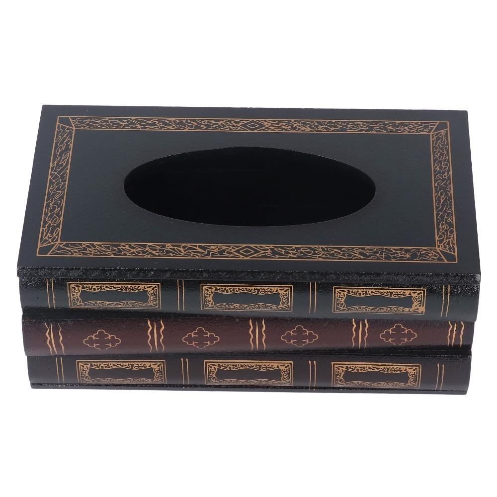 Wooden Paper Napkin Dispenser Rectangular Novelty Napkin Holder Kitchen Counter