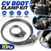 Single Ear CV Joint Boot Crimp Clamp Drive Shaft Joint Boot Clamp for Universal Axle CV Joint Boot
