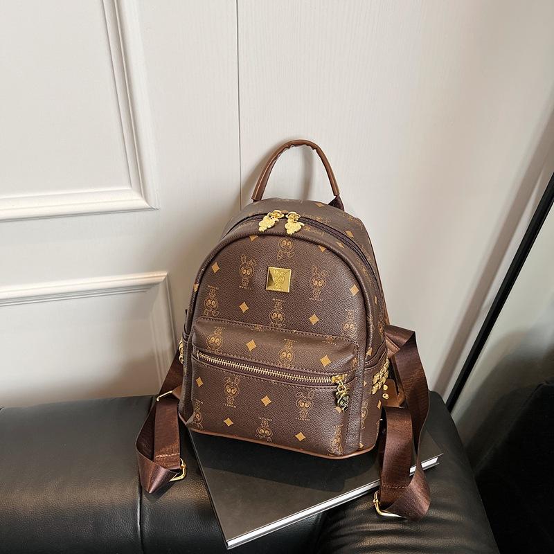 This year's popular fashion commuter premium texture student bag 2025 casual super fire large capacity double shoulder women's bag